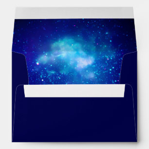 Enveloppe Céleste Aqua Bleu Voie Lactée Centre Galactique Ma