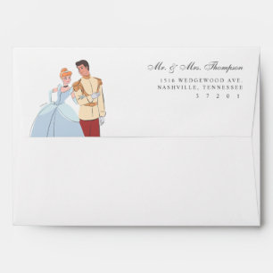 Enveloppe Cendrillon et Mariage du prince charmant