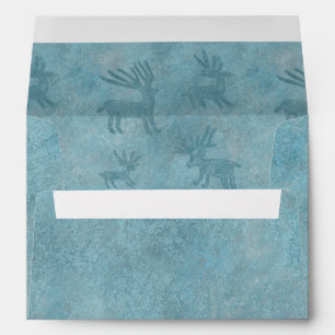 Enveloppe Cerf bleu d'hiver du Sud-Ouest