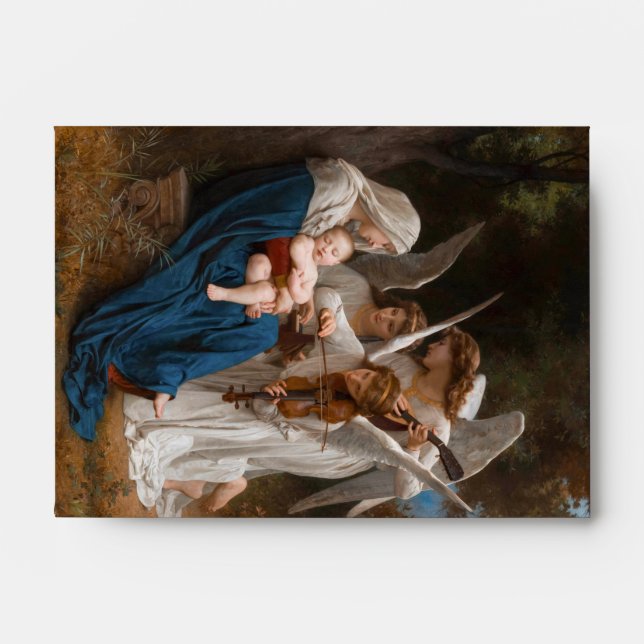 Enveloppe Chanson des anges de William-Adolphe Bouguereau (Devant)