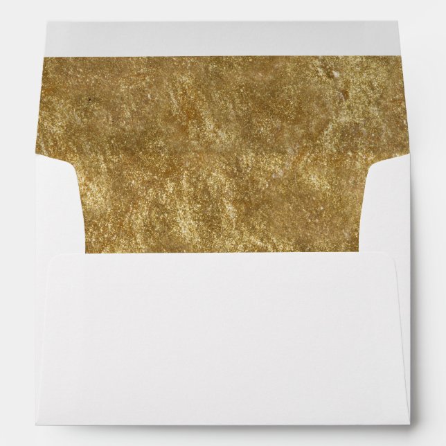 Enveloppe Chatoyant Faux Gold (Dos (Bas))
