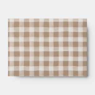 Enveloppe Chèque de buffle beige