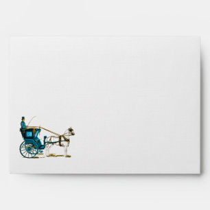 Enveloppe Cheval et transport des années 1980
