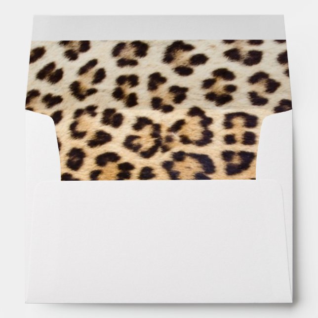 Enveloppe Cheveux léopards (Dos (Bas))