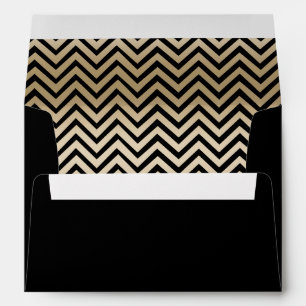 Enveloppe Chevron Gold