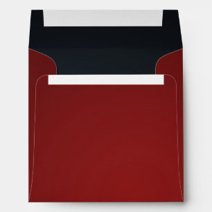 Enveloppe Chic Élégant Riche Rouge Profond Personnalisable