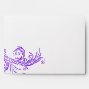 Enveloppe Chic Purple & White Special Occasion