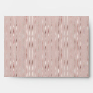 Enveloppe Chic Rose Gold Foil Stripes Invitation Corresponda