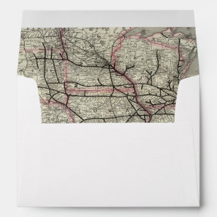 Enveloppe Chicago Milwaukee et St Paul Ry et connexions