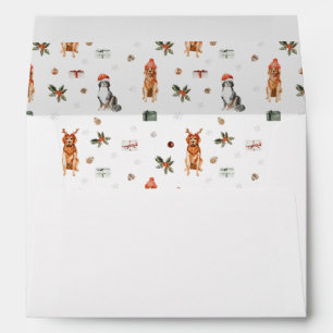 Enveloppe Chiens et présentations de Noël 3
