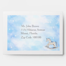 Enveloppe Chinoserie Baby Shower
