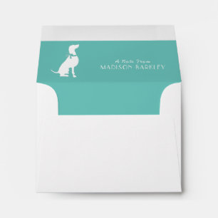 Enveloppe Chiot chien Weimaraner