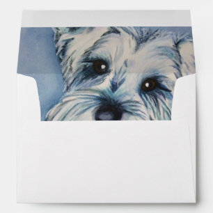 ENVELOPPE CHIOT DOUX DE SCHNAUZER