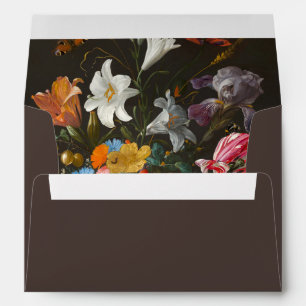 Enveloppe Chocolat foncé Hollandais Master Floral