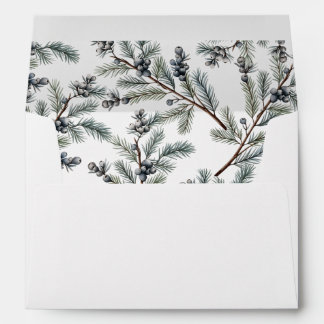 Enveloppe Christmas Greenery Envelope Personalized