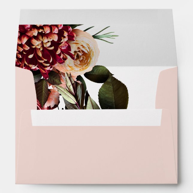 Enveloppe Chrysanthème (Dos (Bas))