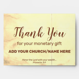 Enveloppe Church Charity Offrir des dons Collections Espèces