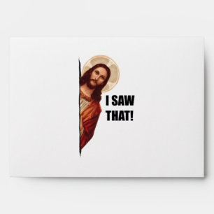 Enveloppe Citation drôle Jésus Meme J'ai vu ça chrétien