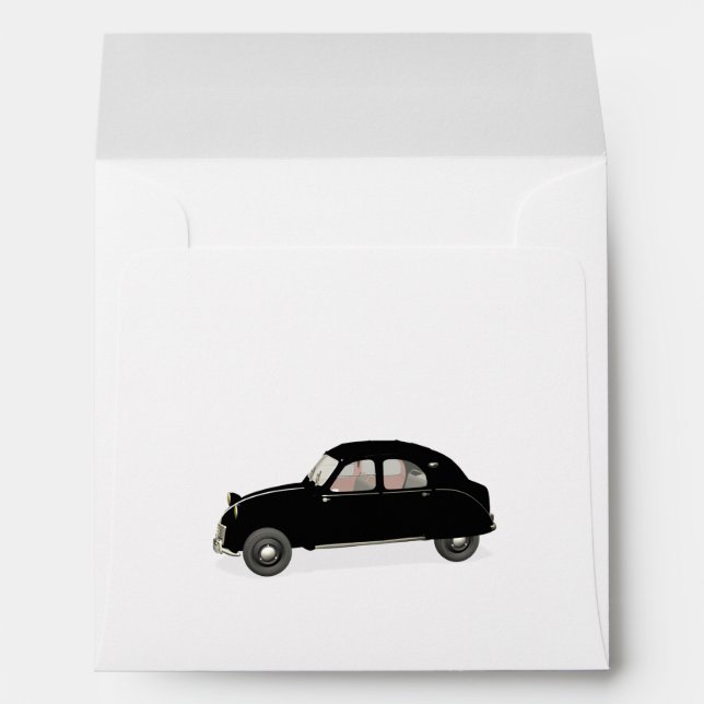 Enveloppe Citroen noir 2CV (Dos (Bas))