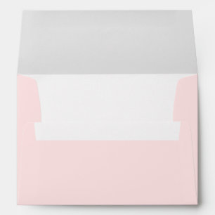 Enveloppe Clair rose et blanc Élégant moderne