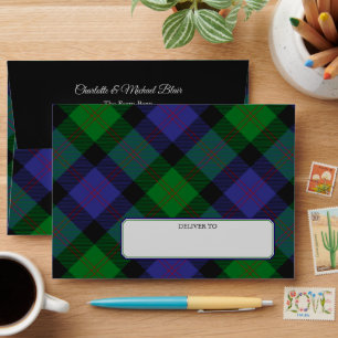 Enveloppe Clan Blair Tartan