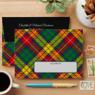 Enveloppe Clan Buchanan Tartan