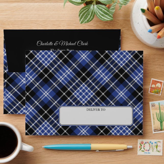 Enveloppe Clan Clark Tartan (Desk)