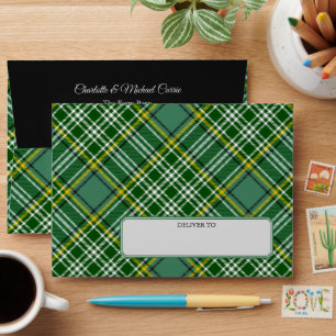 Enveloppe Clan Currie Tartan