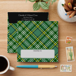 Enveloppe Clan Currie Tartan
