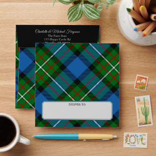 Enveloppe Clan Ferguson Tartan
