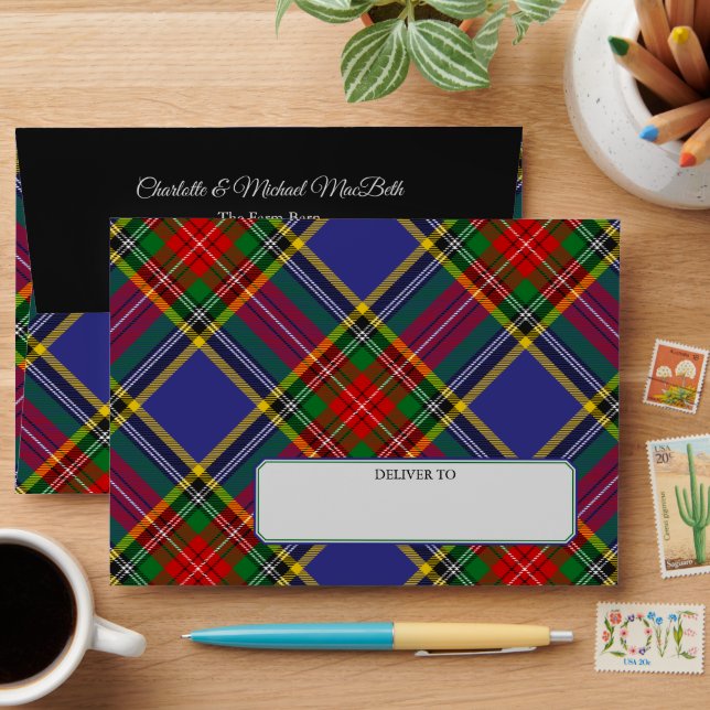 Enveloppe Clan MacBeth Tartan (Desk)
