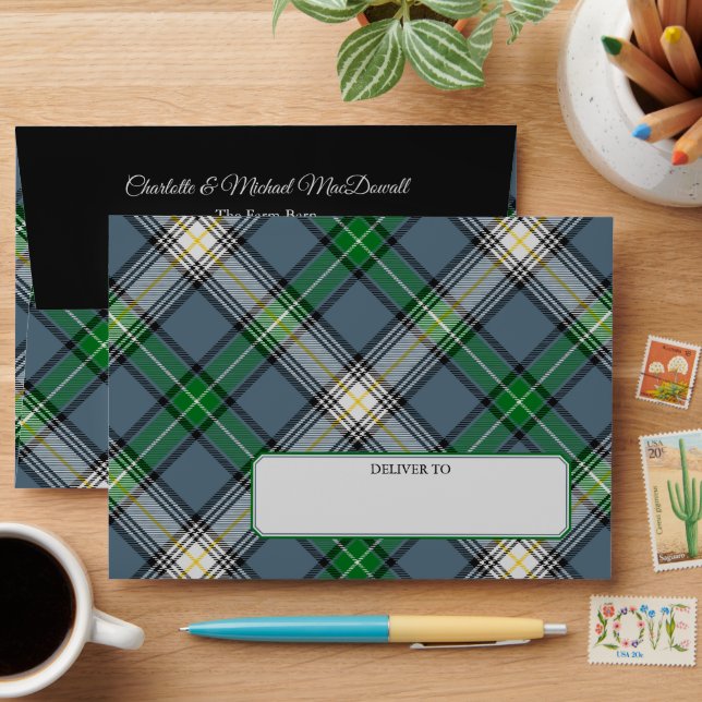 Enveloppe Clan MacDowall Tartan (Desk)