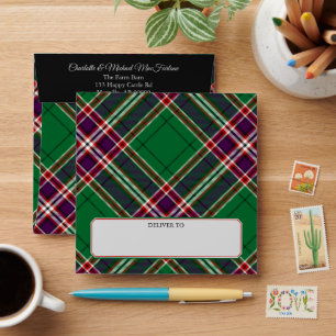 Enveloppe Clan MacFarlane Chasse moderne Tartan