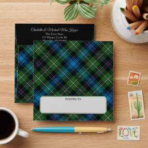 Enveloppe Clan MacKenzie Tartan