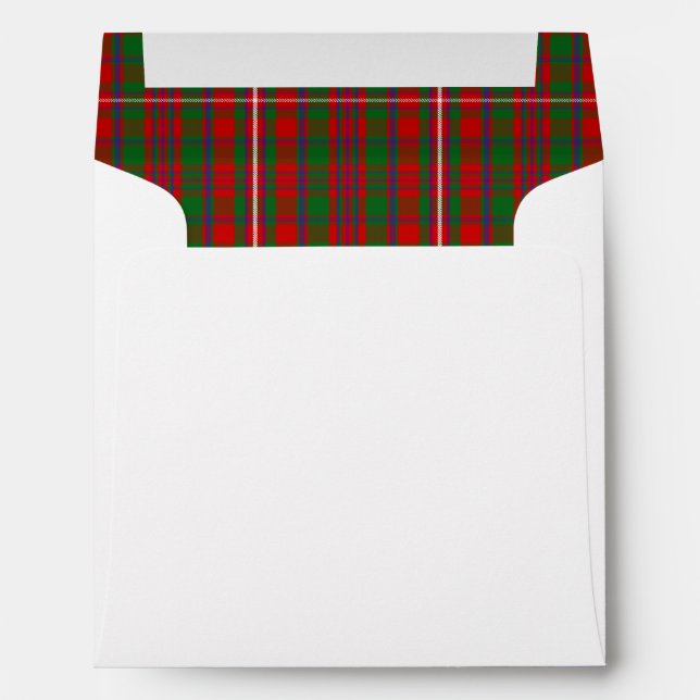 Enveloppe Clan MacKinnon Tartan (Dos (Bas))