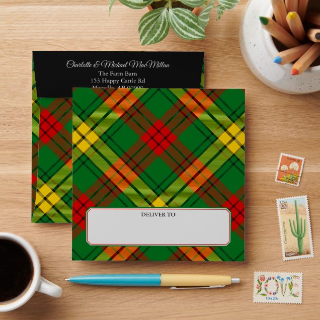 Enveloppe Clan MacMillan Tartan (Desk)