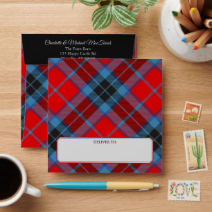 Enveloppe Clan MacTavish Tartan