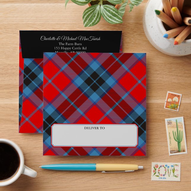 Enveloppe Clan MacTavish Tartan (Desk)