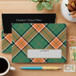 Enveloppe Clan Pollock Tartan