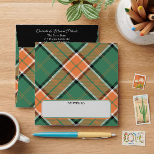 Enveloppe Clan Pollock Tartan