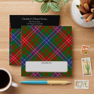 Enveloppe Clan Wilson Modern Tartan