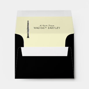 Enveloppe Clarinet Music Teacher Band Musicien