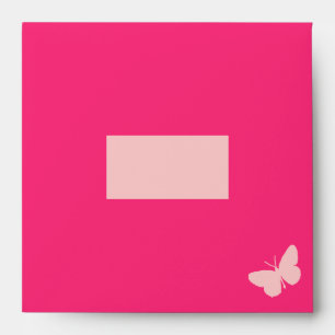 Enveloppe Classe 2012 - Papillon rose