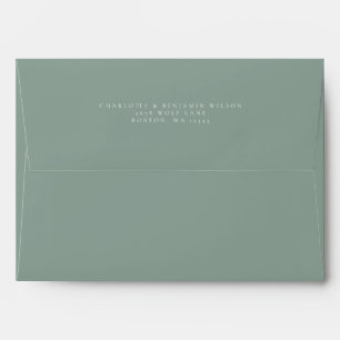 Enveloppe classique A7 5 x 7 Classic Sage Green