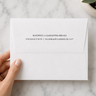 Enveloppe Classique avec Impression de l'Adresse d