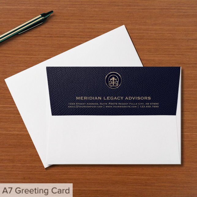 Enveloppe classique de logo personnalisé (Créateur téléchargé)
