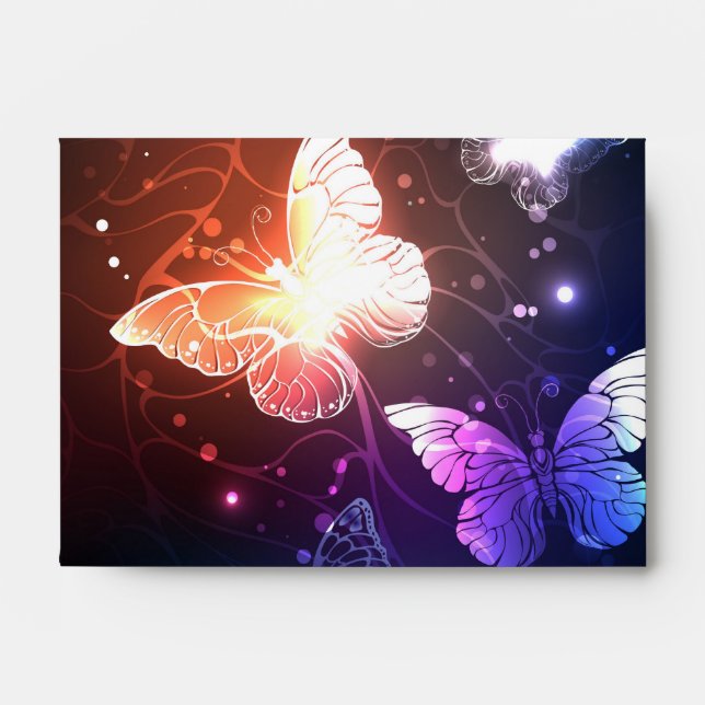 Enveloppe Clowing Night Butterflies (Devant)