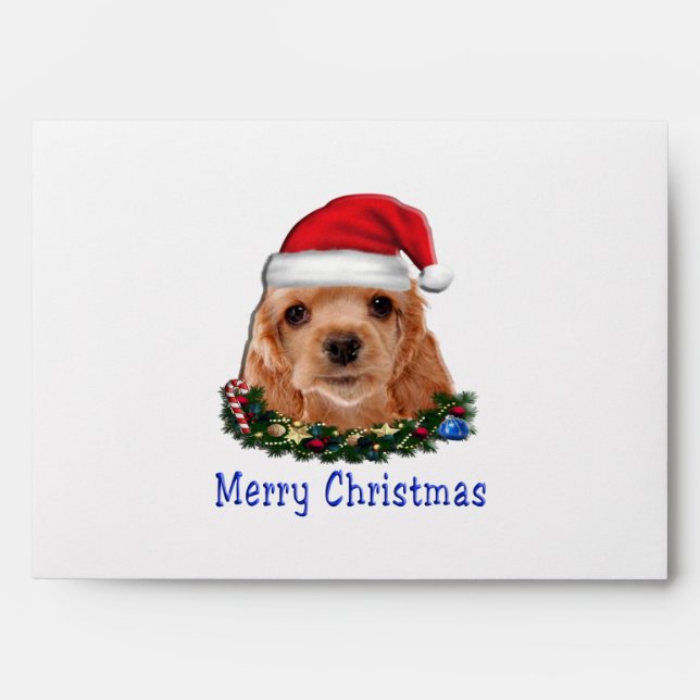 Enveloppe Cocker Spaniels (Devant)