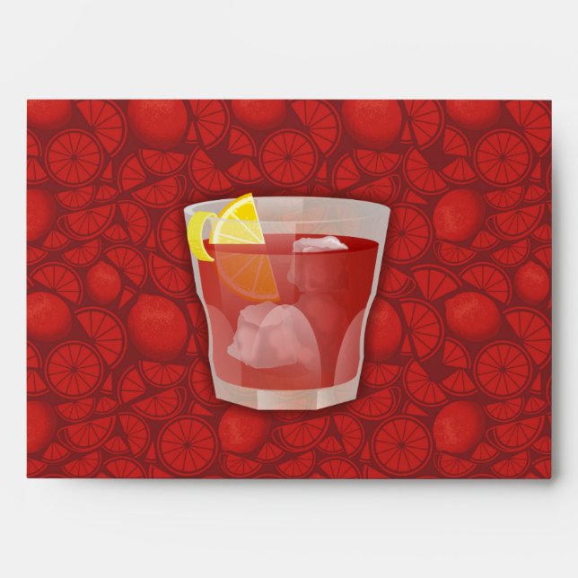 Enveloppe cocktail Americano (Devant)