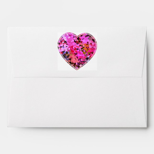 ENVELOPPE COEUR (Dos (Haut rabat))